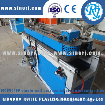 pp pe pvc single wall corrugated pipe machine